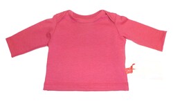 Baby-Shirt himbeermelange, von Anton Emma, Gr. 50/56