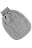 Strampelsack aus Schurwoll-fleece - von „Engel“, grau, 1
