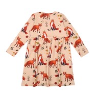 Kleid, Red Foxes, beige, von Walkiddy, Gr. 110