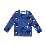 Shirt, Playful Orcas, dunkelblau, von Walkiddy, Gr. 92