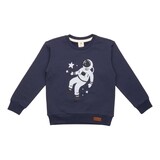 Sweatshirt, Space Trip, dunkelblau, von Walkiddy, Gr. 92