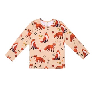 Shirt, Red Foxes, beige, von Walkiddy, Gr. 92