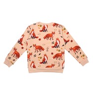 Sweatshirt, Red Foxes, beige, von Walkiddy, Gr. 92