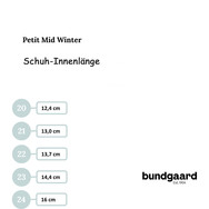 Petit Mid Winter Strap, Lauflernschuh von Bundgaard, army ws, Größe 20