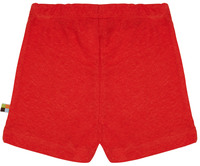 Shorts von Loud+Proud, Leinen-Jersey, copper (orange-rot), Gr. 74/80