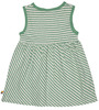 Kleid von Loud+Proud, Leinen-Jersey, bamboo (grün-natur), Gr. 98/104