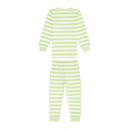LONG JOHN, Pyjama von Sense Organics, lime green gestreift mit Krokodil-Stickerei, Gr. 92 (18-24 mon)