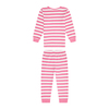 LONG JOHN, Pyjama von Sense Organics, pink gestreift mit Tukan-Stickerei, Gr. 98 (2-3 Jahre)