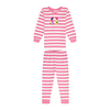 LONG JOHN, Pyjama von Sense Organics, pink gestreift mit Tukan-Stickerei, Gr. 98 (2-3 Jahre)