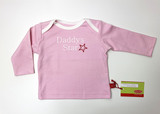 Baby-Shirt Daddys Star, rosa, von Anton Emma, 74/80