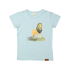 T-Shirt, Lion Friends, Monoprint, türkis, von Walkiddy, Gr. 86
