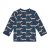 ETU Baby Sweater, von Sense Organics, AOP Sausage Dogs, Gr. 74 (6-9 Monate)