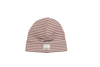 Mütze Schlupper aus Wolle-Seide von Pickapooh, red wood/natur geringelt, 48