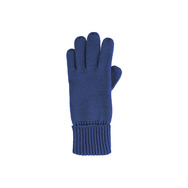 Kinder-Fingerhandschuhe, Strick, Merinowolle, von Pure Pure, stormy-blue, Gr. 3