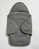 Babysack aus Schurwolle, von Halfen, grau, onesize