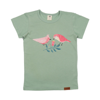 T-Shirt, Pinky Birds, von Walkiddy, Gr. 140
