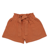 Paperbag Shorts, Walnut Brown, von Walkiddy, Gr. 128