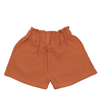 Paperbag Shorts, Walnut Brown, von Walkiddy, Gr. 140
