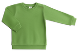 Sweatshirt von Leela Cotton, waldgrün, 86/92